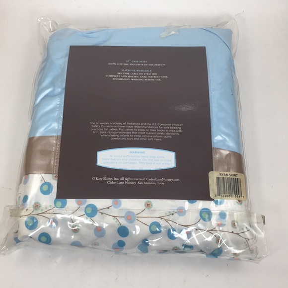 Caden Lane Boys Crib Skirt - Picture 3 of 4